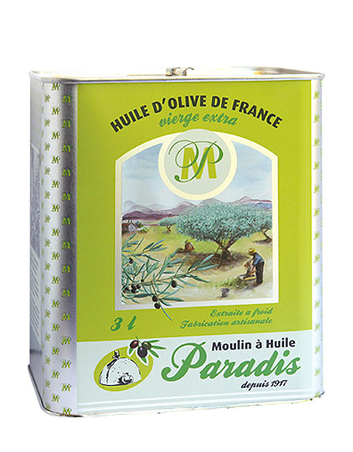 Huile d’olive - Picholine 3L (bidon fer)