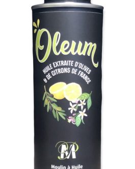 Huile citrons et olives de France 25 cl (bidon métal design)